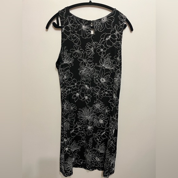 Vintage 90s floral slinky dress size 16 - Picture 2 of 3